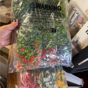 Artificial Flowers 24 bunches different colors